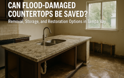 Can Flood-Damaged Countertops Be Saved? Removal, Storage, and Restoration Options in Tampa Bay