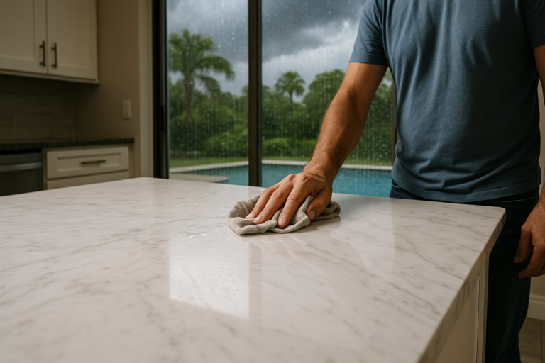 How Florida Heat, Humidity, and Hurricanes Affect Marble and Natural Stone Countertops