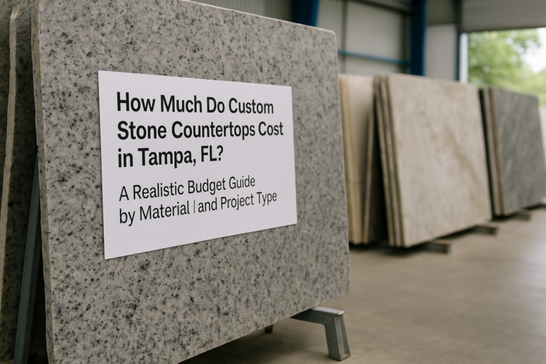 How Much Do Custom Stone Countertops Cost in Tampa, FL? A Realistic Budget Guide by Material and Project Type