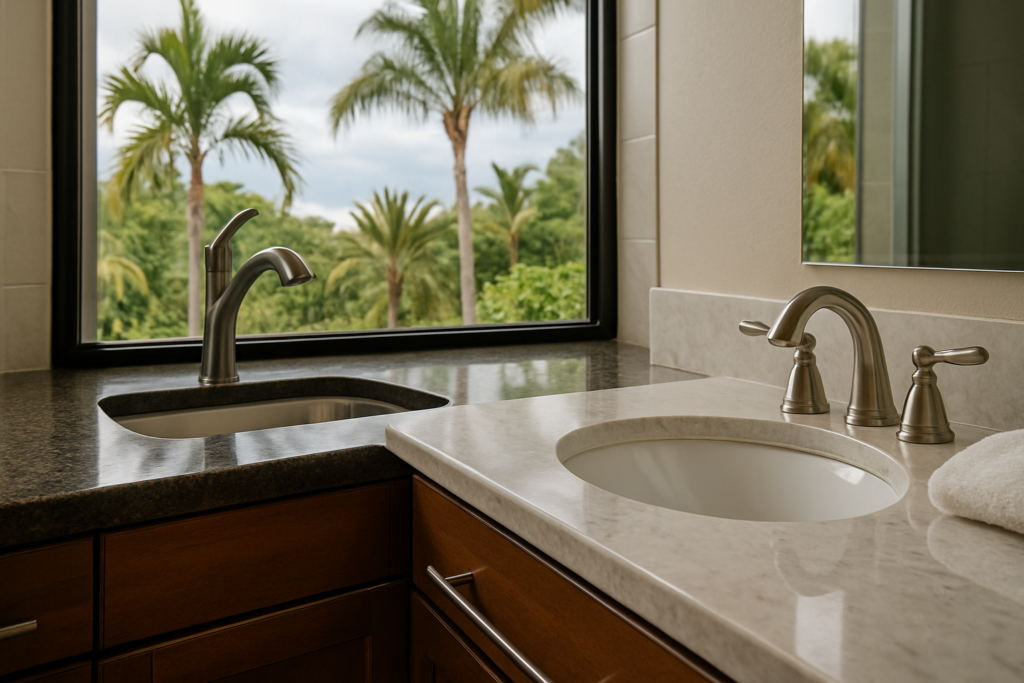 How Tampa's Climate Can Influence Your Countertop Decision - Kitchen vs Bathroom Countertops in Tampa, FL: How to Choose t...
