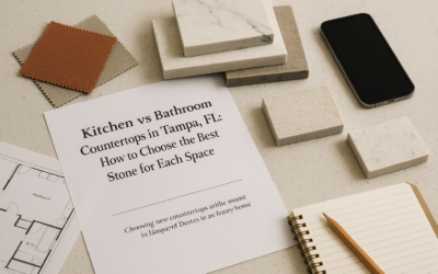 Kitchen vs Bathroom Countertops in Tampa, FL: How to Choose the Best Stone for Each Space