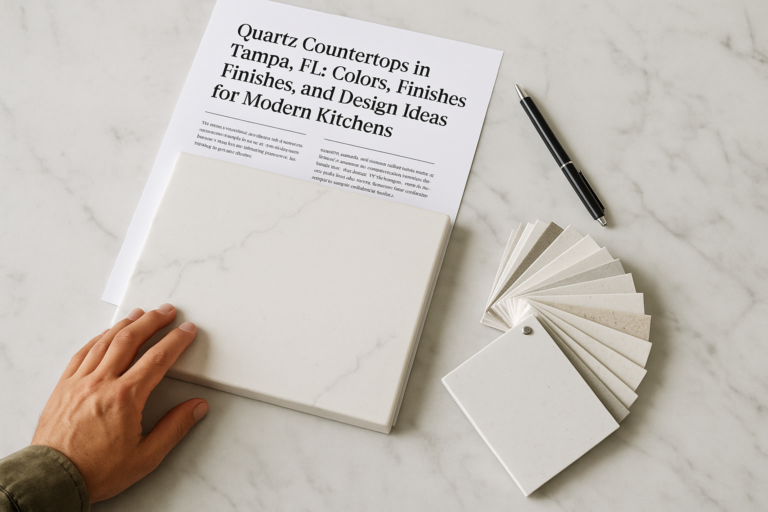 Quartz Countertops in Tampa, FL: Colors, Finishes, and Design Ideas for Modern Kitchens