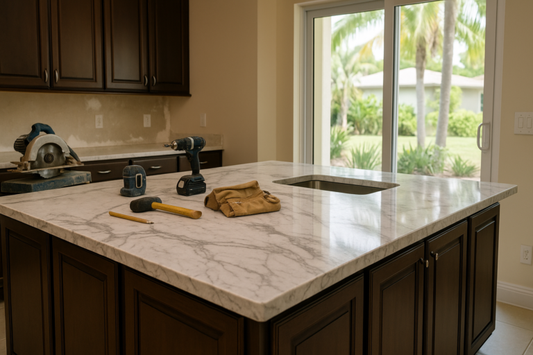 What to Expect During a Custom Countertop Installation in St. Petersburg and Tampa