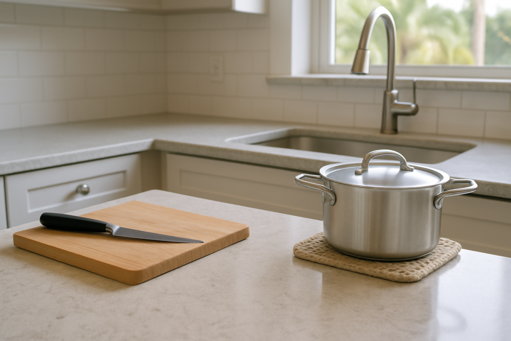 Quartz: One of the Best Low-Maintenance Choices - Best Low-Maintenance Countertops for Busy Homes in Tampa, FL