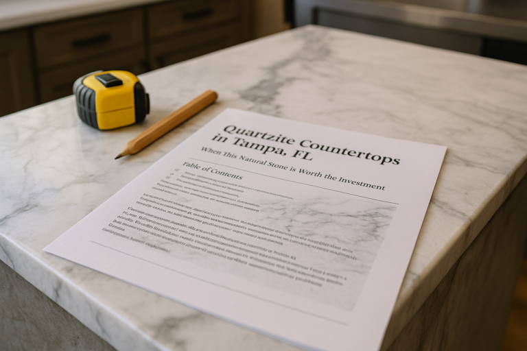 Quartzite Countertops in Tampa, FL: When This Natural Stone Is Worth the Investment