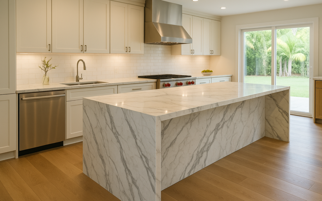 Waterfall Islands in Tampa, FL Kitchens: Best Stone Materials, Design Tradeoffs, and Installation Considerations
