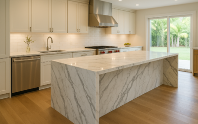 Waterfall Islands in Tampa, FL Kitchens: Best Stone Materials, Design Tradeoffs, and Installation Considerations